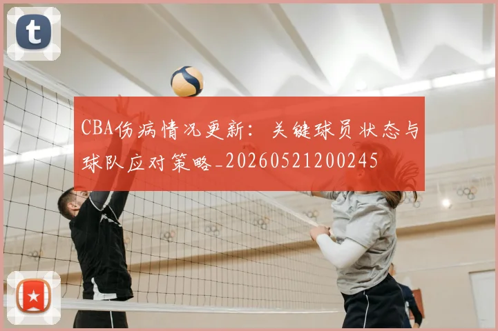 CBA伤病情况更新:关键球员状态与球队应对策略_20260521200245